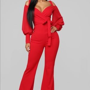 Fashion Nova Falling For Your Charm Jumpsuit